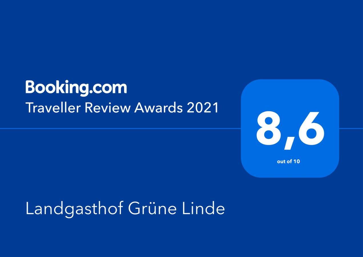 Landgasthof Gruene Linde Bagian luar foto